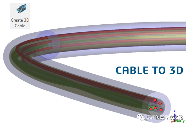 CST2023版新功能03-通過Cable工作室創建3D cab